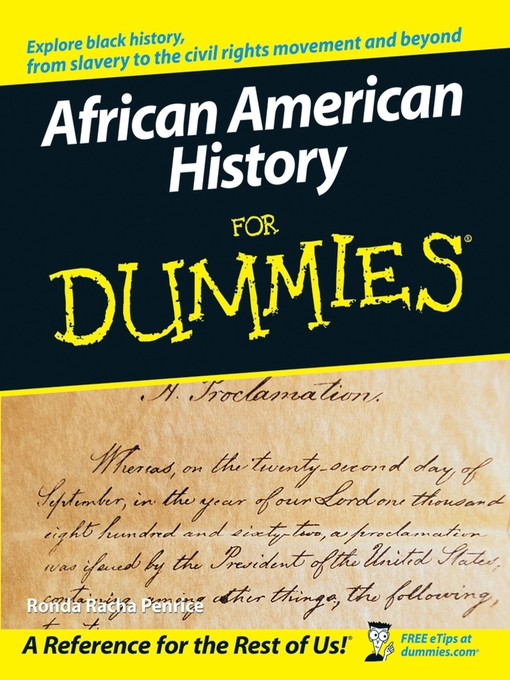 Title details for African American History For Dummies by Ronda Racha Penrice - Available